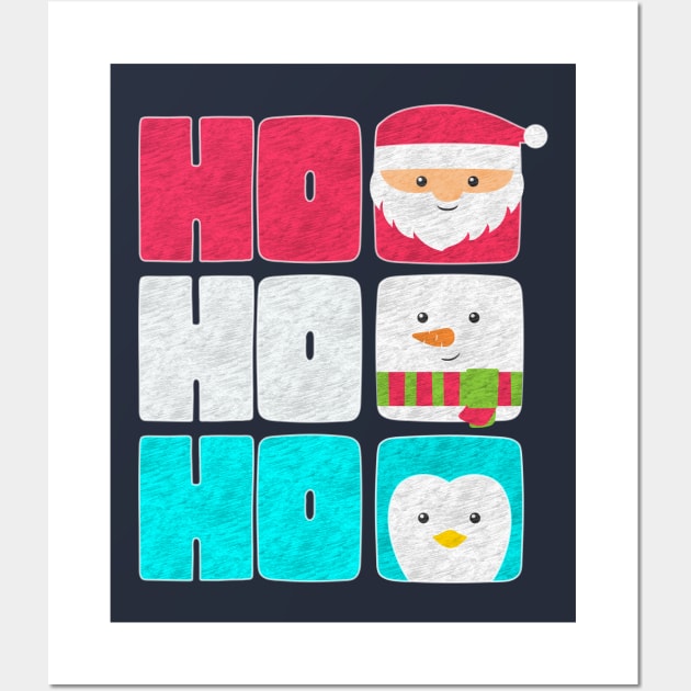 Ho Ho Ho Wall Art by DimDesArt